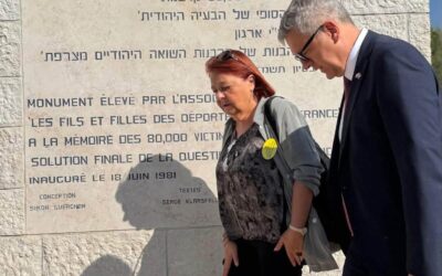Une visite de mémoire au mémorial de Roglit en présence de l’ambassadeur de France en Israël